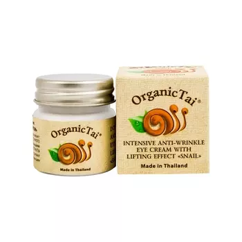 ORGANIC TAI Крем-лифтинг интенсивный с экстрактом улитки против морщин для век 50 мл