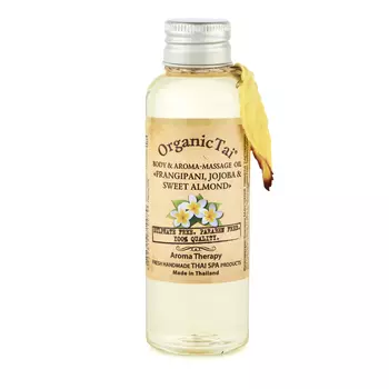 ORGANIC TAI Масло для тела и аромамассажа Франжипани, жожоба и сладкий миндаль 120 мл