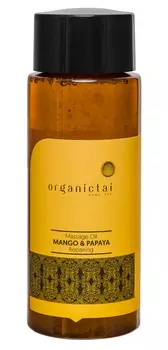 ORGANIC TAI Масло массажное восстанавливающее Манго и папайя / HOME SPA 100 мл