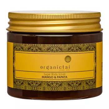 ORGANIC TAI Скраб на основе тростникового сахара для тела Манго и папайя / HOME SPA 200 мл