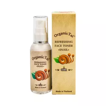 ORGANIC TAI Тоник освежающий с экстрактом улитки для лица 60 мл