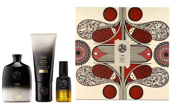 ORIBE Набор Роскошь золота (шампунь 250 мл, кондиционер 200 мл, масло 50 мл) Gold Lust Collection Set