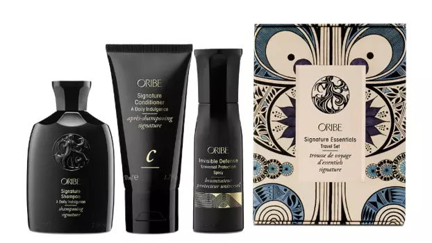 ORIBE Набор тревел-продуктов Вдохновение дня (шампунь 75 мл, кондиционер 50 мл, спрей-уход 50 мл) Signature Essentials Travel Set
