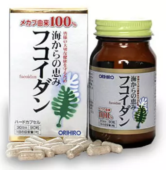 ORIHIRO Фукоидан, капсулы 90 шт
