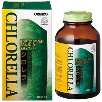 ORIHIRO Хлорелла, таблетки 1400 шт