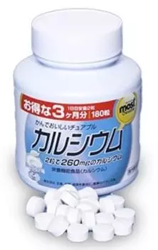 ORIHIRO Кальций + витамин D со вкусом йогурта