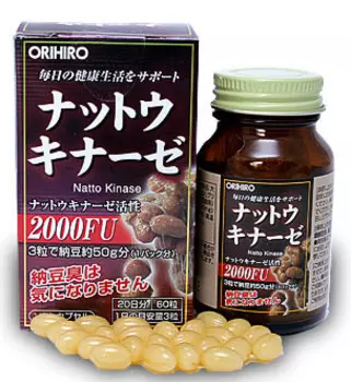 ORIHIRO Натто Киназа, капсулы 60 шт