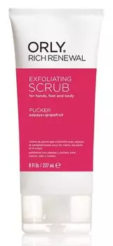 ORLY Скраб с ароматом папайи и красным грейпфрутом для рук, ног и тела / Rich Renewal Scrub Pucker 237 мл