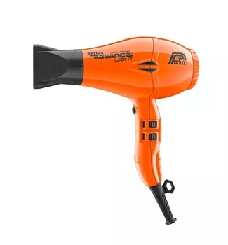 PARLUX Фен Advance Light Ceramic+Ionic оранжевый, ионизация, 2 насадки 2200 Вт