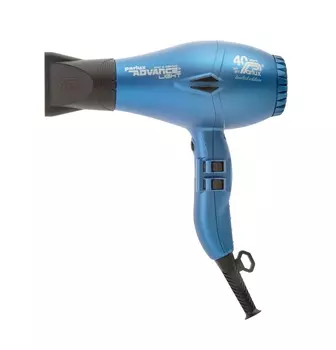 PARLUX Фен Advance Light Ceramic+Ionic синий, ионизация, 2 насадки 2200 Вт