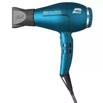 PARLUX Фен Parlux Digitalyon Blue, синий, 2400 Вт, ионизация, 2 насадки
