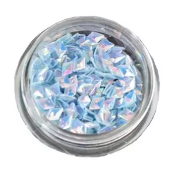 PATRISA NAIL Камифубуки Чешуя дракона № К73, ромбы, голубой опал 5 г