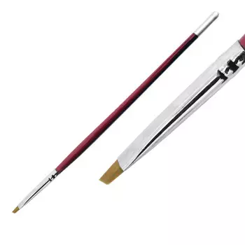 PATRISA NAIL Кисточка скошенная для геля и китайской росписи № 2