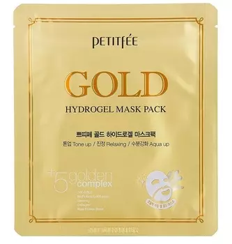 PETITFEE Маска гидрогелевая с коллоидным золотом для лица / Hydrogel Mask Pack 32 г
