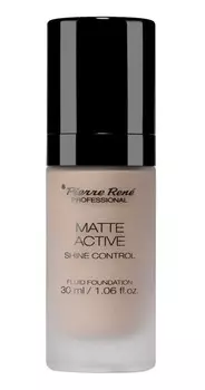 PIERRE RENE Основа тональная матирующая 03 / Matte Active Fluid Foundation Natural 30 мл