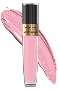 PIERRE RENE PROFESSIONAL Помада жидкая глянцевая для губ, 01 светлый розово-бежевый / Cover gloss 4,8 г