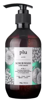 PLU Скраб-гель для душа Лайм и зеленый виноград 300 г