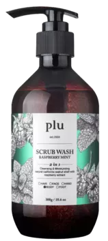 PLU Скраб-гель для душа Малина и мята 300 г