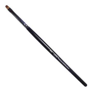 PNB 6G кисть для геля овальная нейлон / Gel Brush oval 4-s nylon, 8 мм