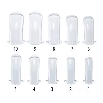 PNB Формы для экспресс наращивания верхние многоразовые / Reusable Upper Nail Forms PNB 100 шт