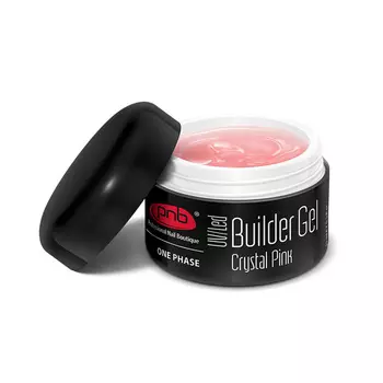 PNB Гель для моделирования прозрачно-розовый / Builder Gel UV/LED, Crystal Pink 15 мл