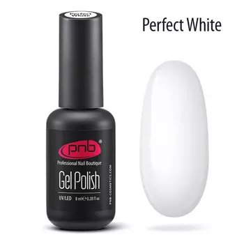 PNB Гель-лак для ногтей / Gel Polish PNB Perfect UV/LED, white 8 мл