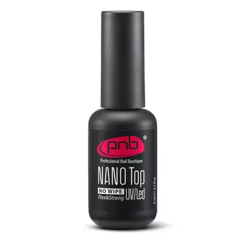 PNB Топ нано без липкого слоя / NANO Top No wipe PNB UV/LED 8 мл