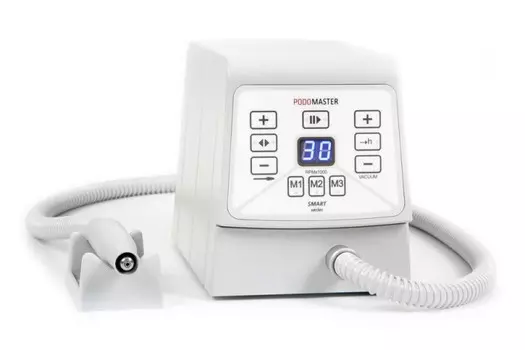 PODOMASTER Аппарат педикюрный с пылесосом, белый, 30000 оборотов в минуту / Podomaster Smart Series