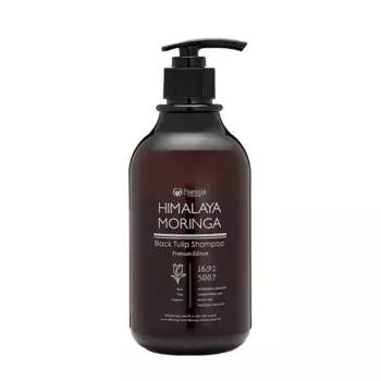 POGONIA Шампунь для себорегуляции кожи головы и блеска волос, черный тюльпан / Himalaya Moringa Black Tulip Shampoo 500 мл