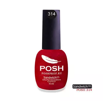 POSH 314 гель-лак на 25 дней Четвертое измерение / SENDVICH GEL UV/LED 15 мл