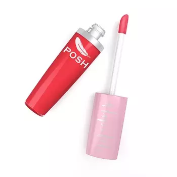 POSH Блеск для губ глянцевый, объем и эффект влажных губ, № 21 кровавая мэри 7 мл