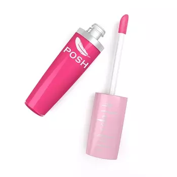 POSH Блеск для губ глянцевый, объем и эффект влажных губ, № 16 водка с вишней 7 мл