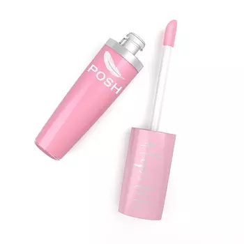 POSH Блеск для губ глянцевый, объем и эффект влажных губ, № 9 клубничный молочный шейк 7 мл