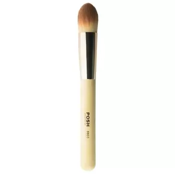 POSH Кисть для пудры, румян и скульптора, форма Факел, ворс таклон / BAMBOO 8803