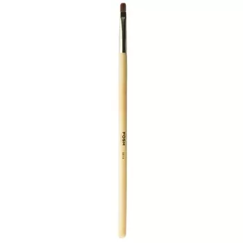 POSH Кисть со скосом для прорисовки идеального края брови Супер мини, ворс таклон / BAMBOO 8814