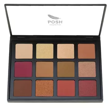 POSH Палетка теней для макияжа, профессиональная 04 (12 оттенков) / Aphrodite Charm Make Up Palette 160 г
