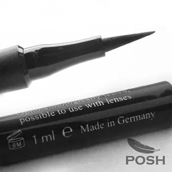 POSH Подводка-фломастер водостойкая, черный
