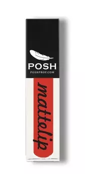 POSH Помада кремовая жидкая с аргонометрическим аппликатором, № 05 амазонка 3,6 мл