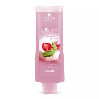PREMIUM Гель-пенка для душа / Strawberry &amp; Cream Silhouette 200 мл