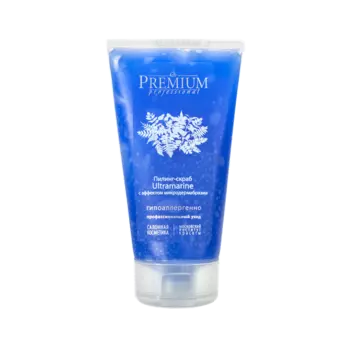 PREMIUM Пилинг-скраб с эффектом микродермабразии / Ultramarine Professional 150 мл