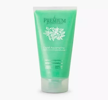 PREMIUM Скраб с эффектом микродермабразии / Aquamarine Professional 150 мл
