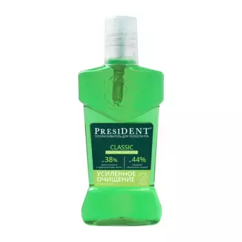 PRESIDENT Ополаскиватель для полости рта Комплексный уход / President Classic 400 мл