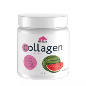 PRIMEBAR Биологически активная добавка к пище коллаген со вкусом арбуз / Collagen Watermelon 200 г
