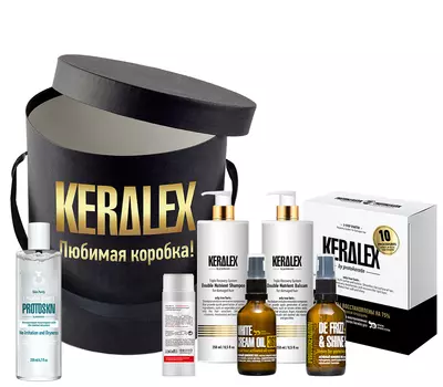 PROTOKERATIN Набор профессиональной процедуры восстановления поврежденных волос KERALEX №4