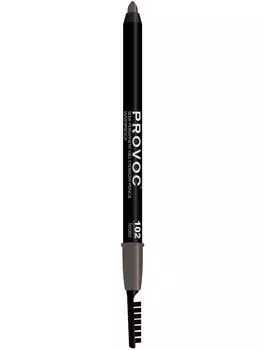 PROVOC Подводка гелевая в карандаше для бровей, 102 коричневый / Eye Brow Liner