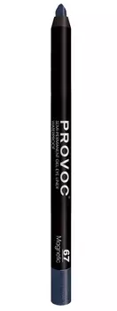 PROVOC Подводка гелевая в карандаше для глаз, 67 темно-сапфировый шиммер / Gel Eye Liner Magnetic