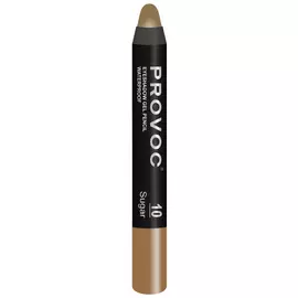 PROVOC Тени-карандаш водостойкие шиммер, 10 оливковый / Eyeshadow Pencil 2,3 г