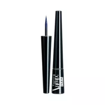 PUPA Подводка с фетровым аппликатором для глаз, 300 глубокий синий / VAMP! DEFINITION LINER 2,5 мл