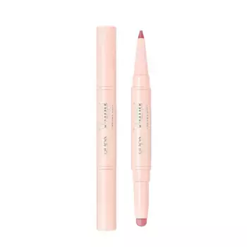 PUPA Помада губная, 004 светлый розовый / VAMP! CREAMY DUO 0,1 гр