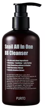 PURITO Гель очищающий слабокислотный с муцином улитки / Snail All In One BB Cleanser 250 мл